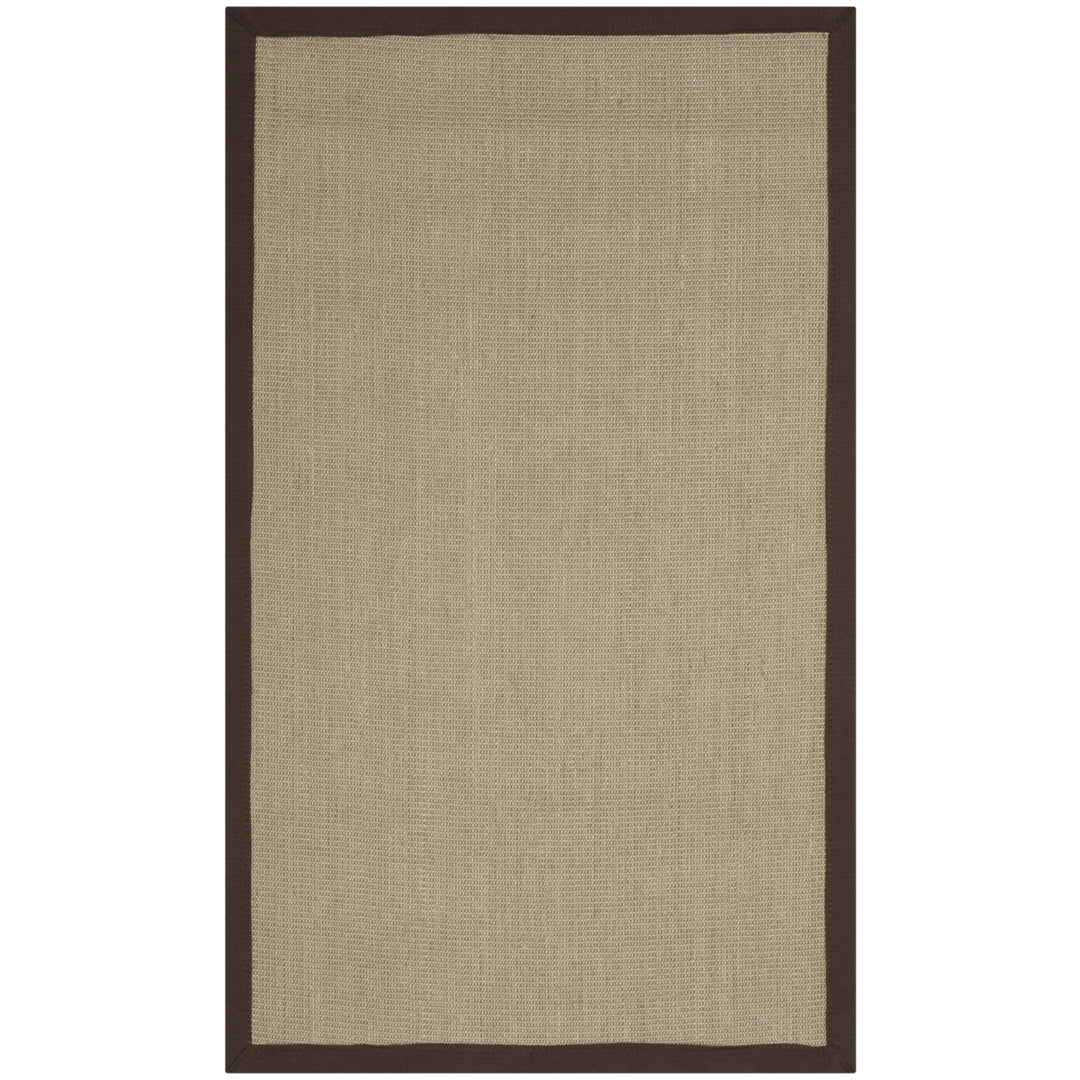 SAFAVIEH Natural Fiber Collection NF131F Sage / Brown Rug Image 8