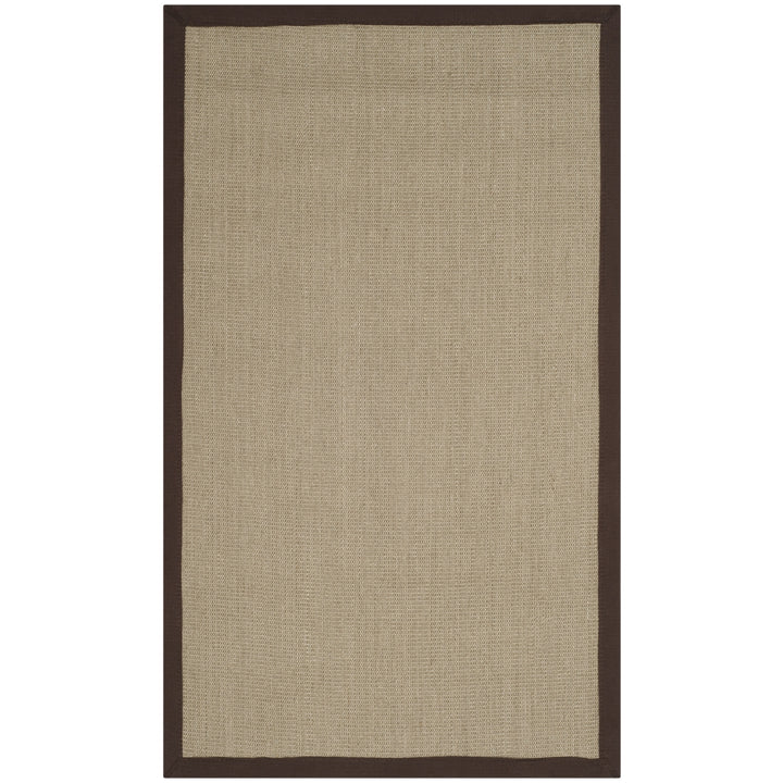 SAFAVIEH Natural Fiber Collection NF131F Sage / Brown Rug Image 9