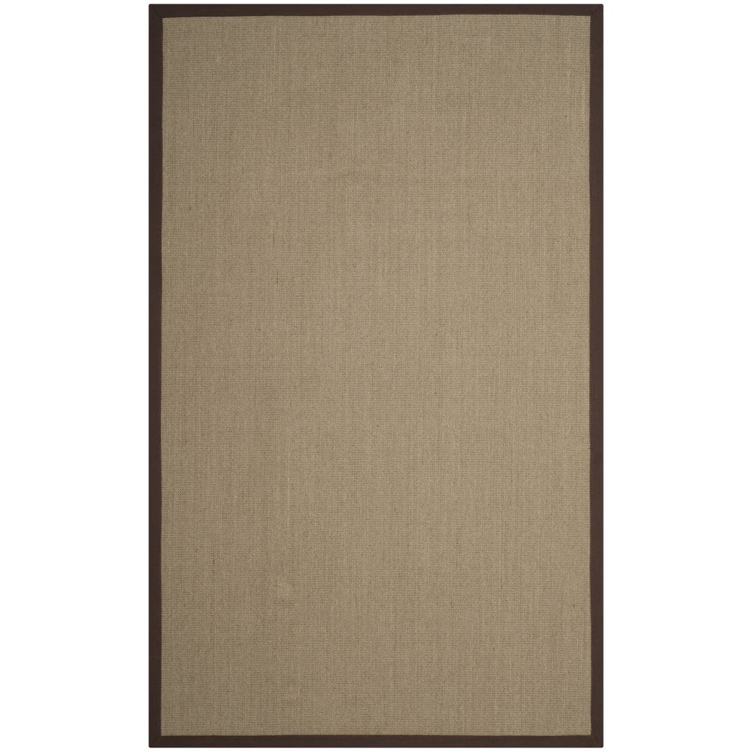 SAFAVIEH Natural Fiber Collection NF131F Sage / Brown Rug Image 10