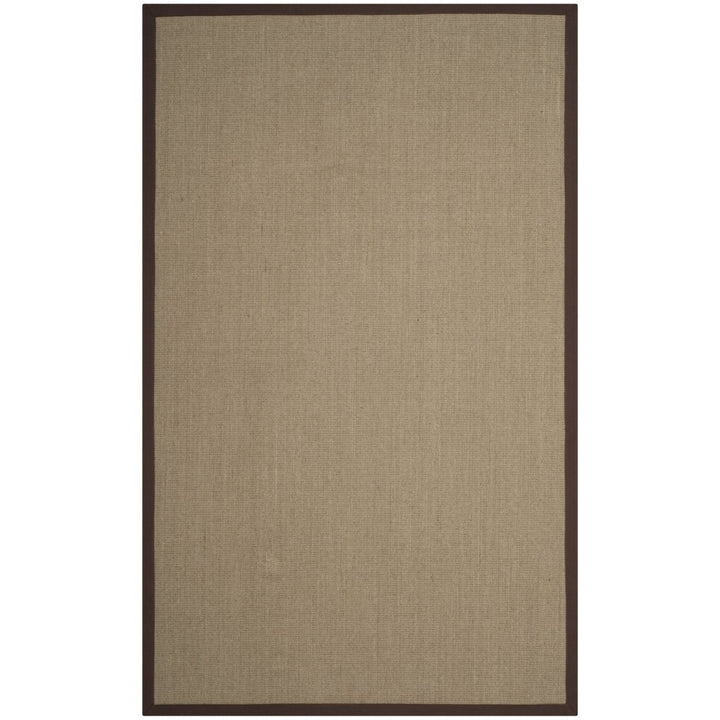 SAFAVIEH Natural Fiber Collection NF131F Sage / Brown Rug Image 1