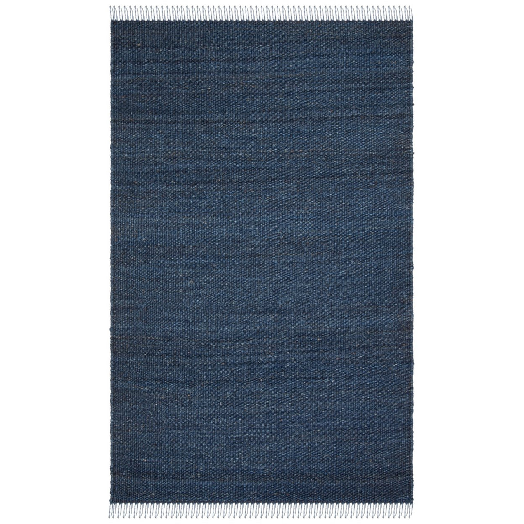 SAFAVIEH Natural Fiber NF368N Handwoven Navy Rug Image 1