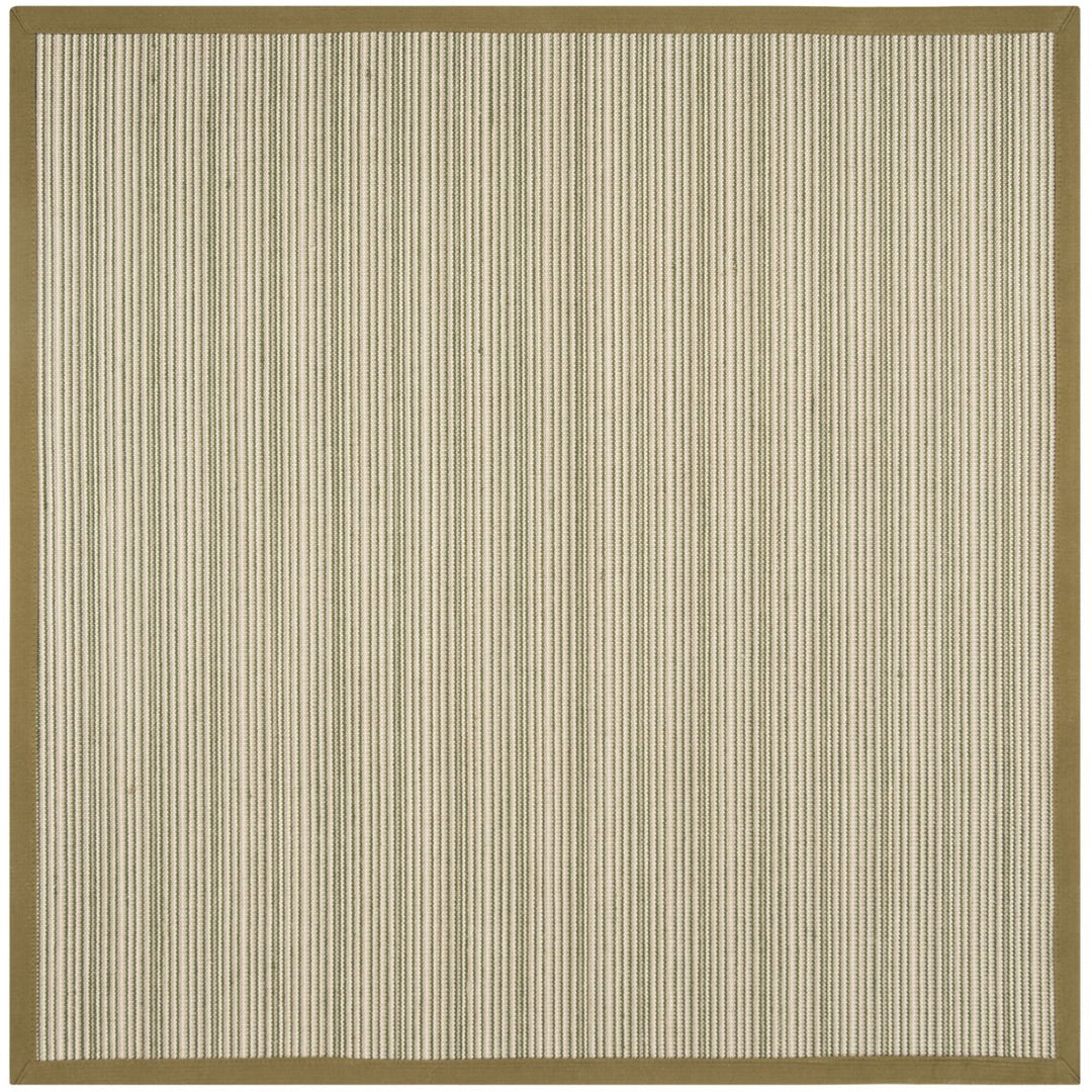 SAFAVIEH Natural Fiber Collection NF132A Multi/Green Rug Image 1