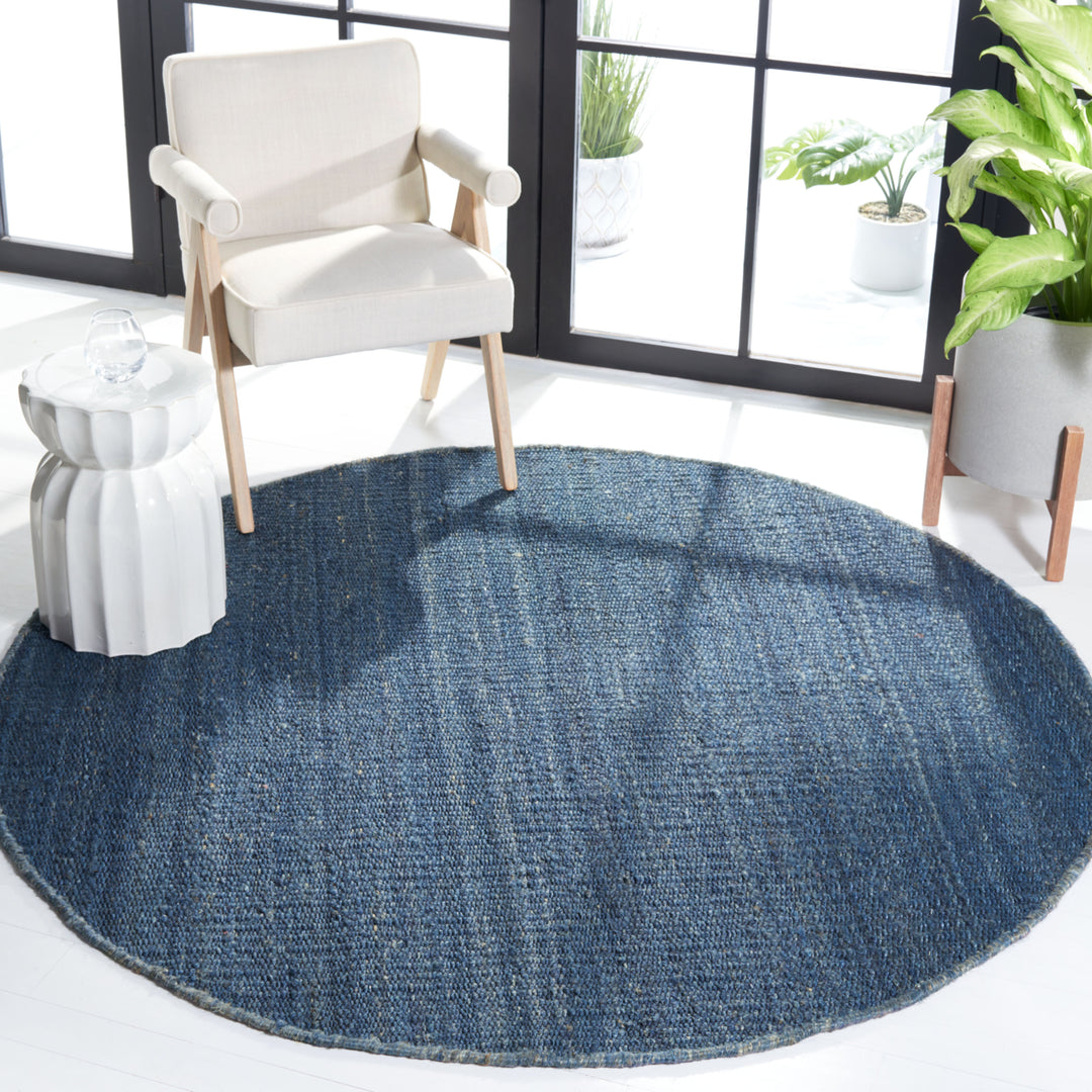 SAFAVIEH Natural Fiber NF368N Handwoven Navy Rug Image 9