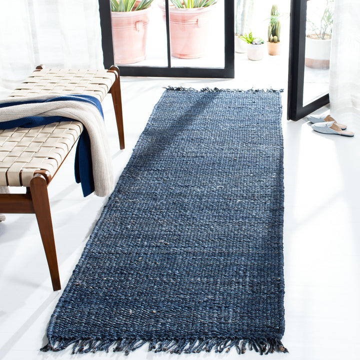 SAFAVIEH Natural Fiber NF368N Handwoven Navy Rug Image 10