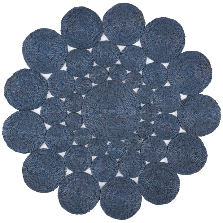 SAFAVIEH Natural Fiber NF363N Handwoven Navy Rug Image 1