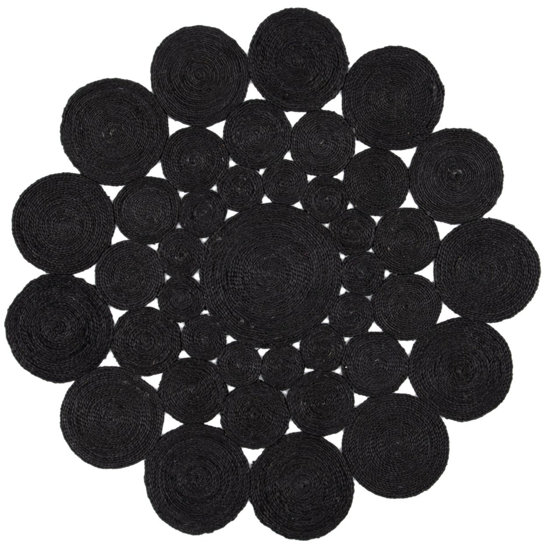 SAFAVIEH Natural Fiber NF363D Handwoven Black Rug Image 1