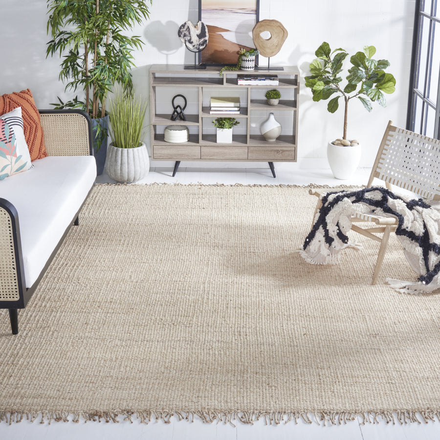 SAFAVIEH Natural Fiber NF368B Handwoven Ivory Rug Image 1