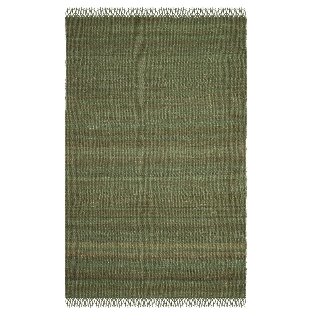 SAFAVIEH Natural Fiber NF368G Handwoven Green Rug Image 1