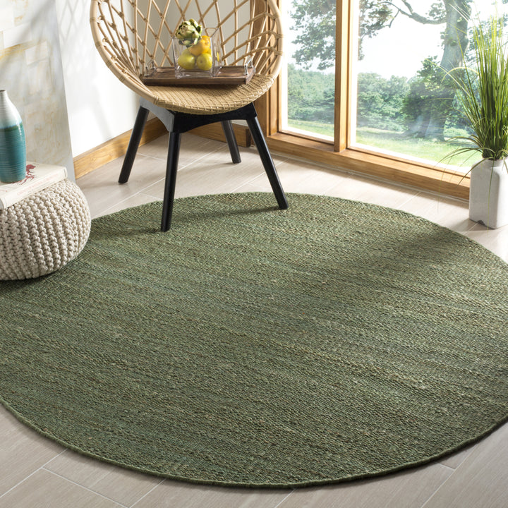 SAFAVIEH Natural Fiber NF368G Handwoven Green Rug Image 10