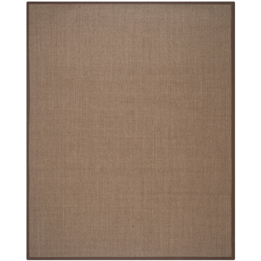 SAFAVIEH Natural Fiber Collection NF441C Brown/Brown Rug Image 1