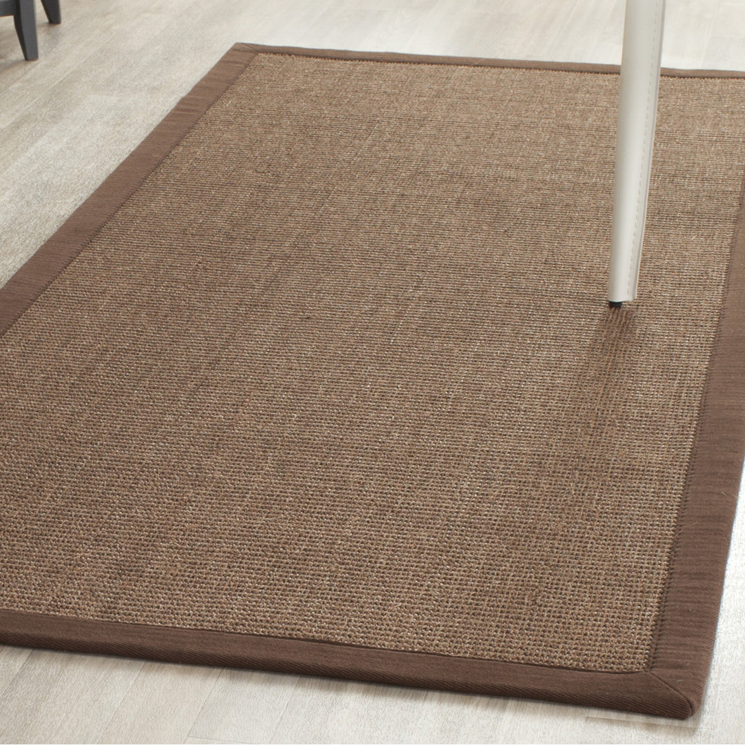 SAFAVIEH Natural Fiber Collection NF441C Brown/Brown Rug Image 2