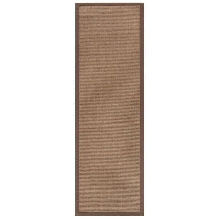 SAFAVIEH Natural Fiber Collection NF441C Brown/Brown Rug Image 3