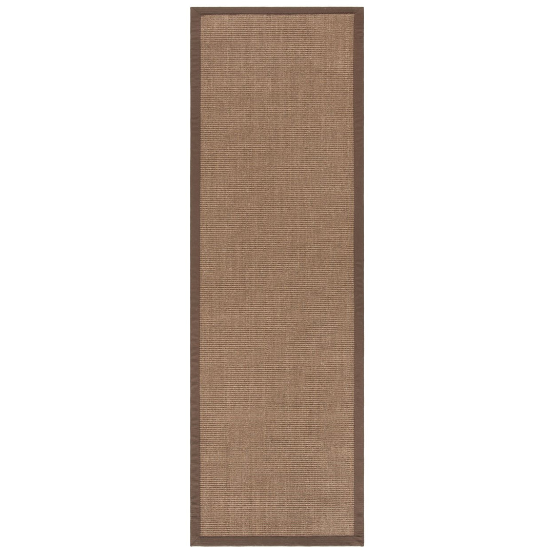 SAFAVIEH Natural Fiber Collection NF441C Brown/Brown Rug Image 1