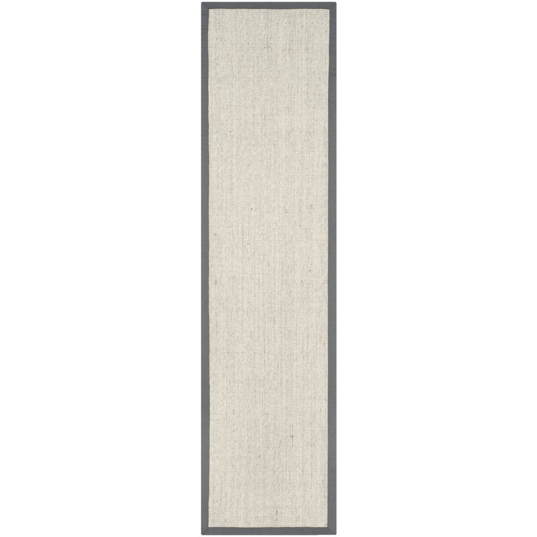 SAFAVIEH Natural Fiber Collection NF441B Marble/Grey Rug Image 1