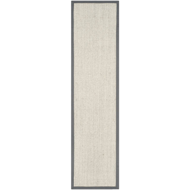 SAFAVIEH Natural Fiber Collection NF441B Marble/Grey Rug Image 1