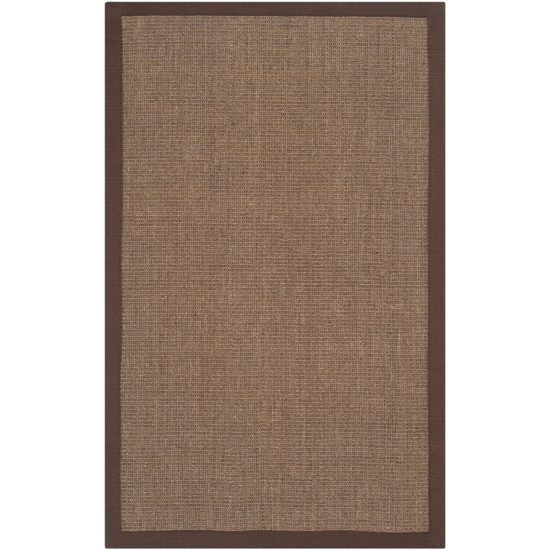 SAFAVIEH Natural Fiber Collection NF441C Brown/Brown Rug Image 5