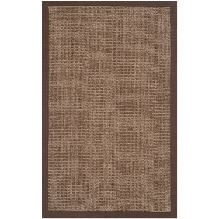 SAFAVIEH Natural Fiber Collection NF441C Brown/Brown Rug Image 1