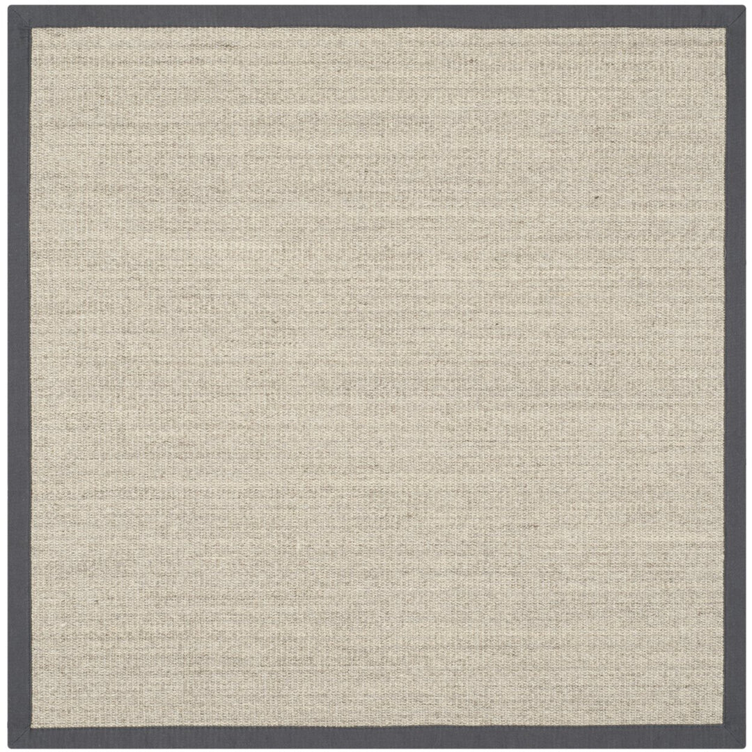 SAFAVIEH Natural Fiber Collection NF441B Marble/Grey Rug Image 1