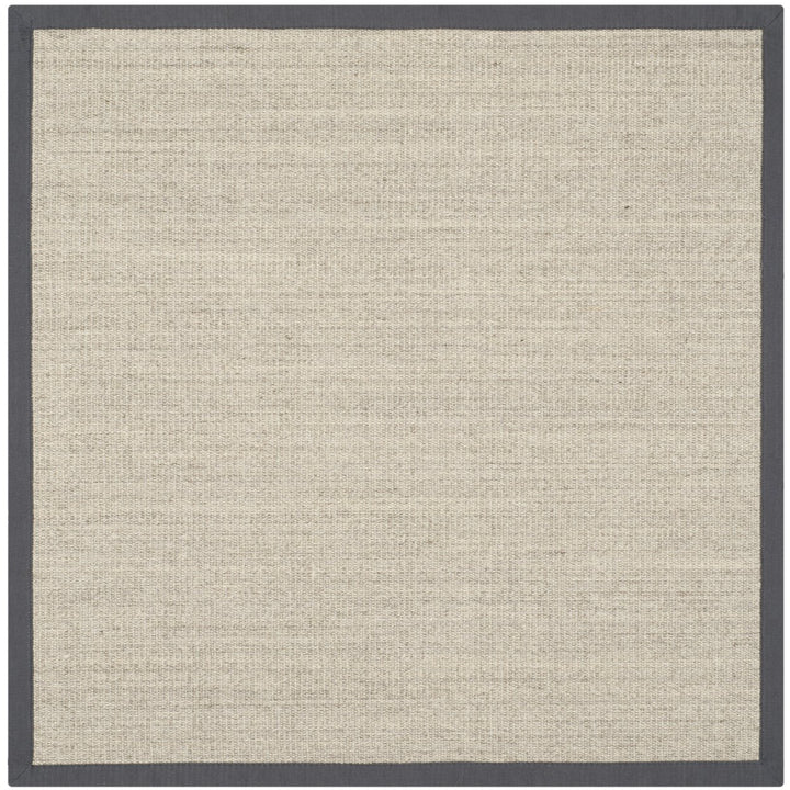 SAFAVIEH Natural Fiber Collection NF441B Marble/Grey Rug Image 1