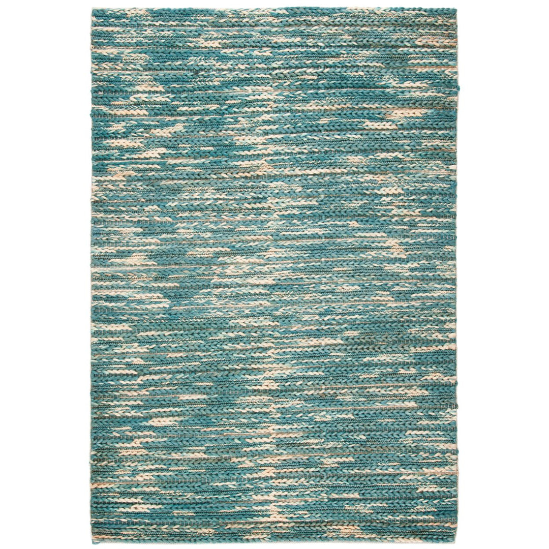 SAFAVIEH Natural Fiber NF376Y Dark Green / Natural Rug Image 1