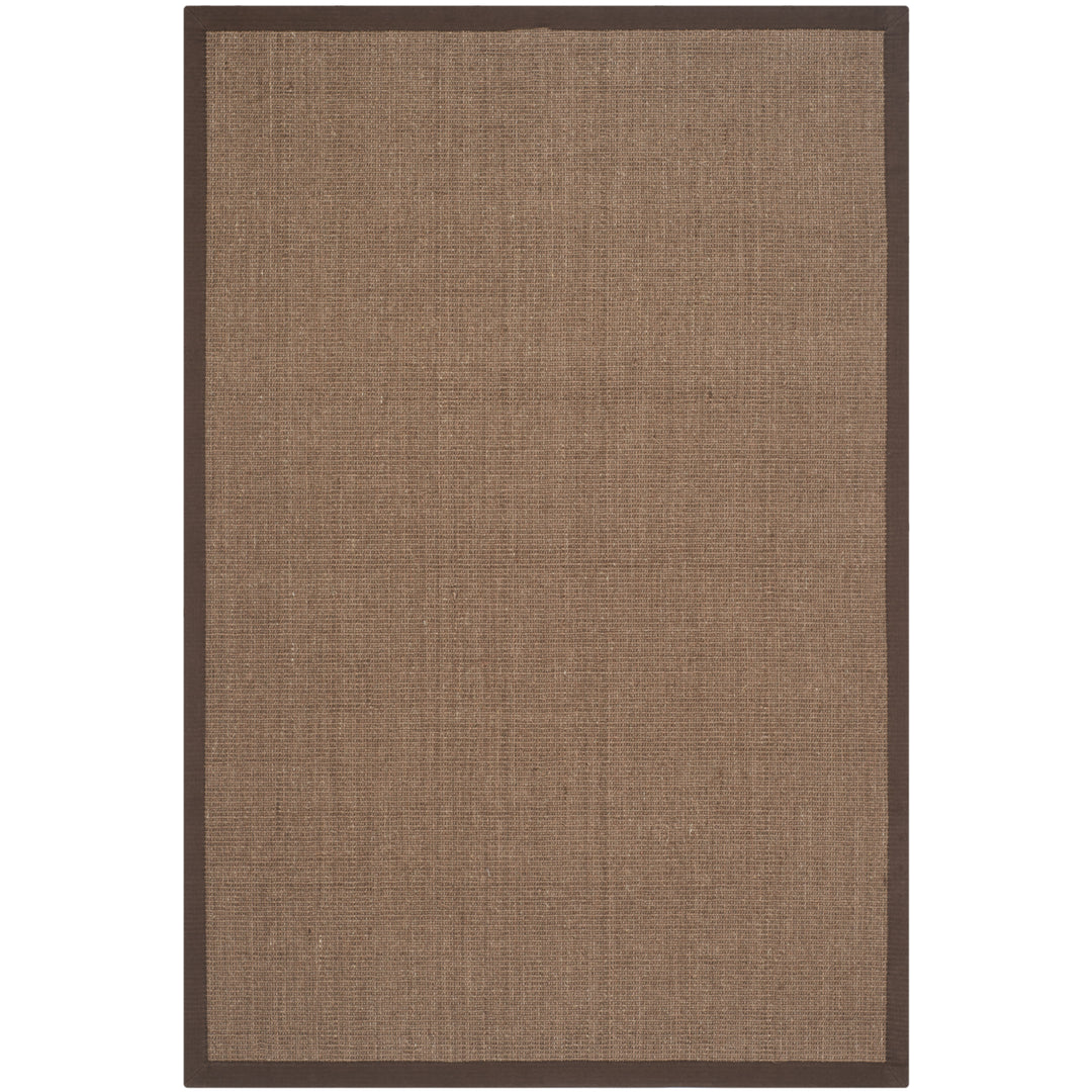 SAFAVIEH Natural Fiber Collection NF441C Brown/Brown Rug Image 6