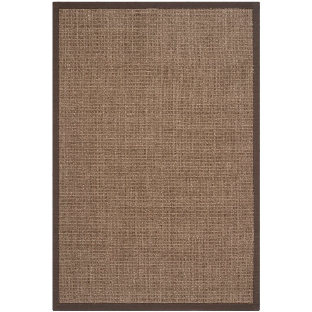 SAFAVIEH Natural Fiber Collection NF441C Brown/Brown Rug Image 1