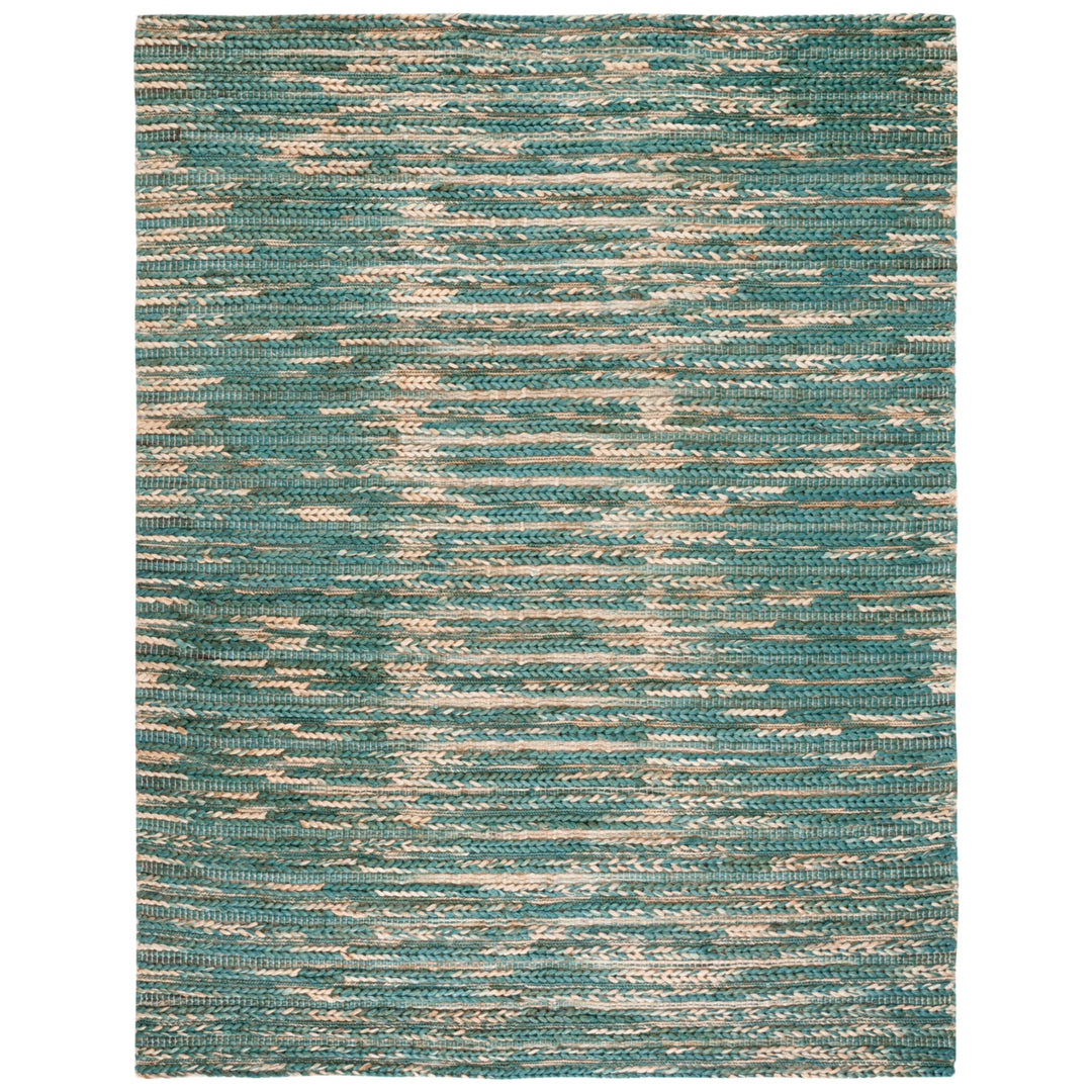 SAFAVIEH Natural Fiber NF376Y Dark Green / Natural Rug Image 9