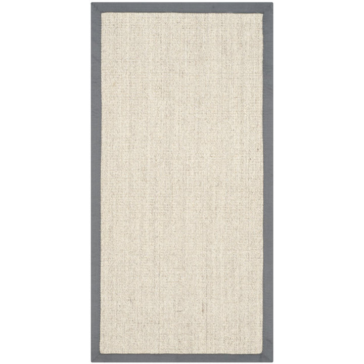 SAFAVIEH Natural Fiber Collection NF441B Marble/Grey Rug Image 1