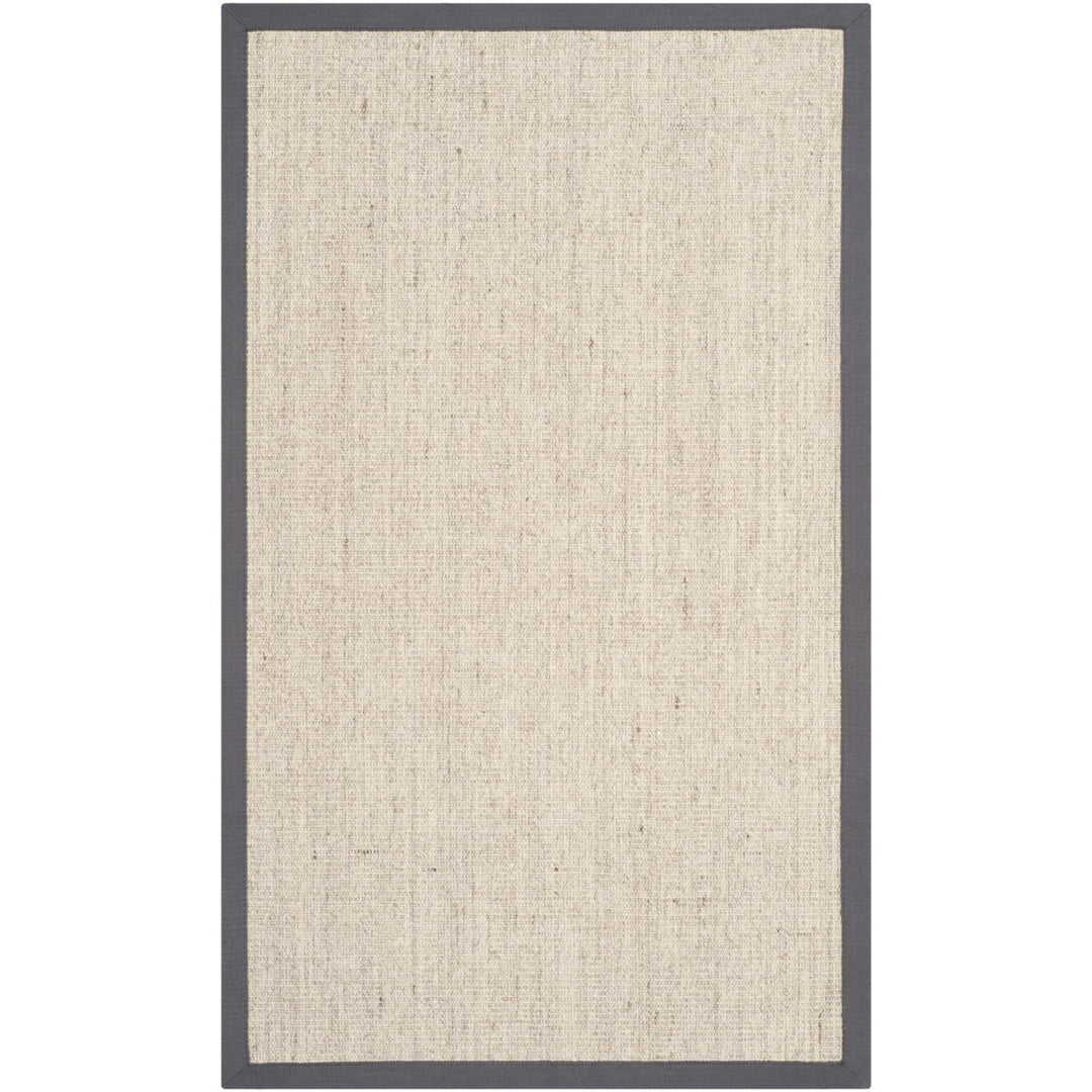 SAFAVIEH Natural Fiber Collection NF441B Marble/Grey Rug Image 1