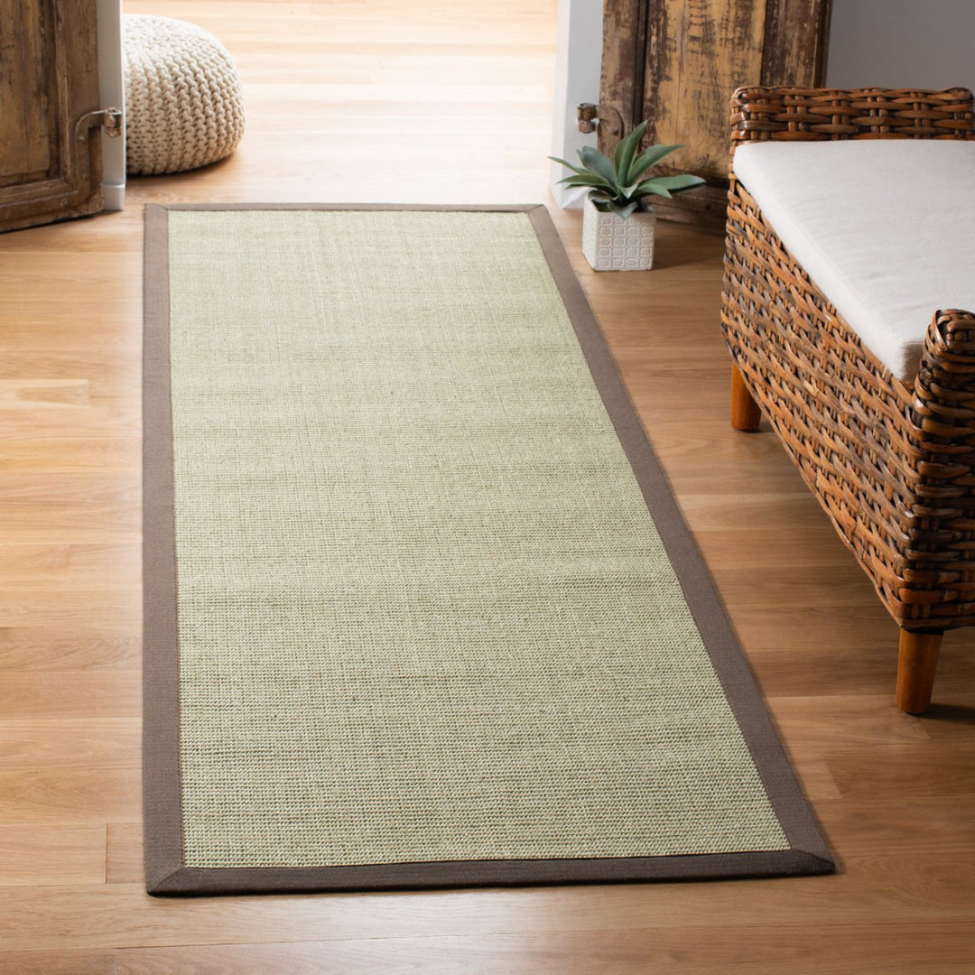 SAFAVIEH Natural Fiber NF441F Taupe /Light Brown Rug Image 2