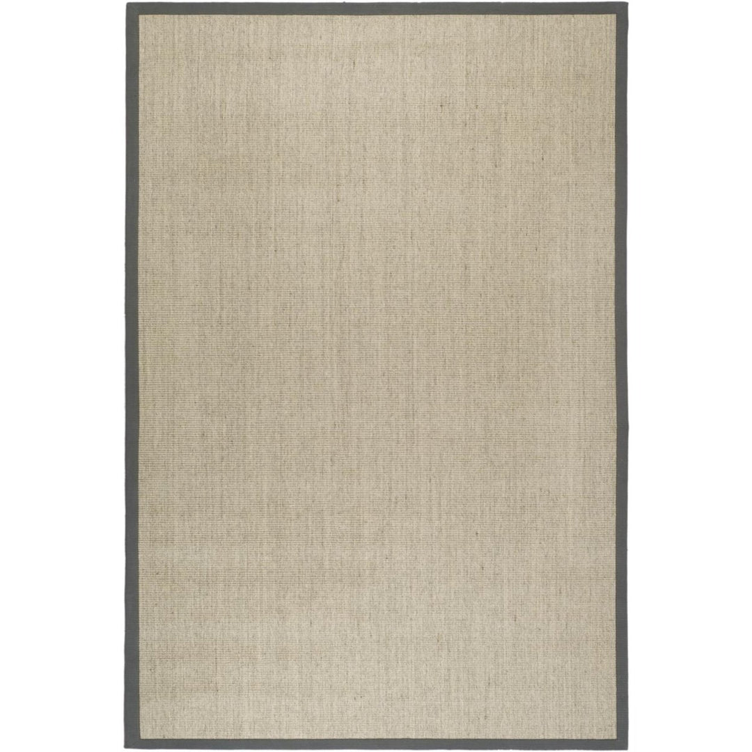 SAFAVIEH Natural Fiber Collection NF441B Marble/Grey Rug Image 1