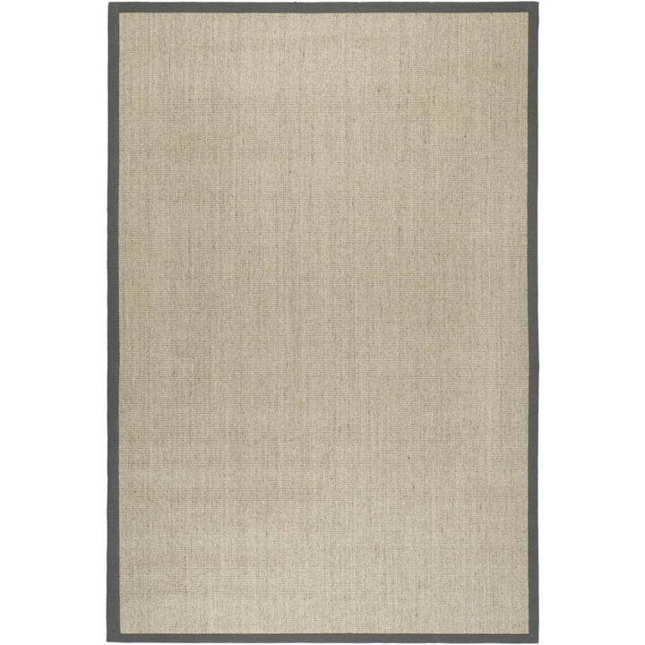 SAFAVIEH Natural Fiber Collection NF441B Marble/Grey Rug Image 1