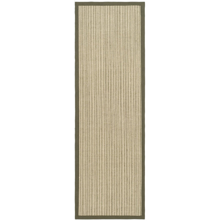 SAFAVIEH Natural Fiber Collection NF442A Green/Green Rug Image 1