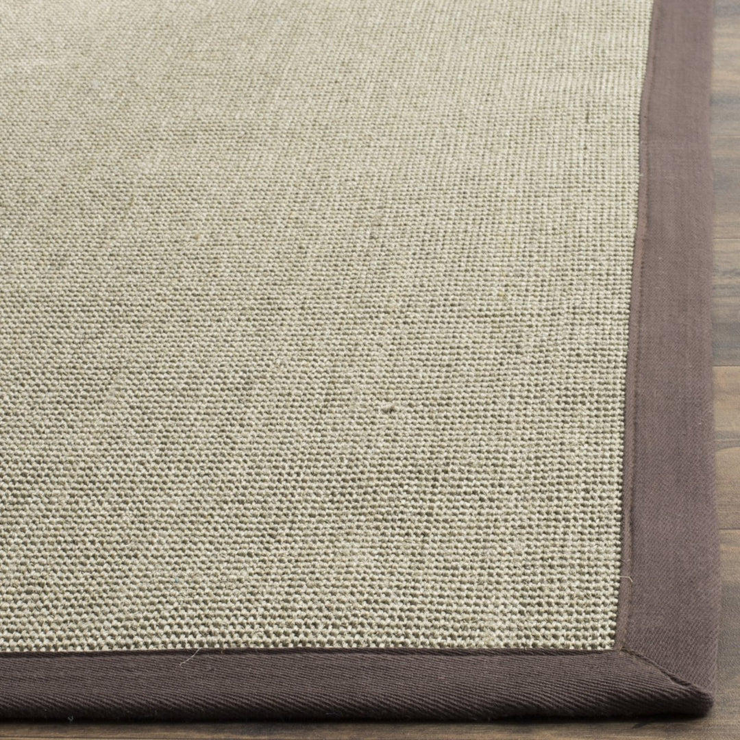 SAFAVIEH Natural Fiber NF441F Taupe /Light Brown Rug Image 4