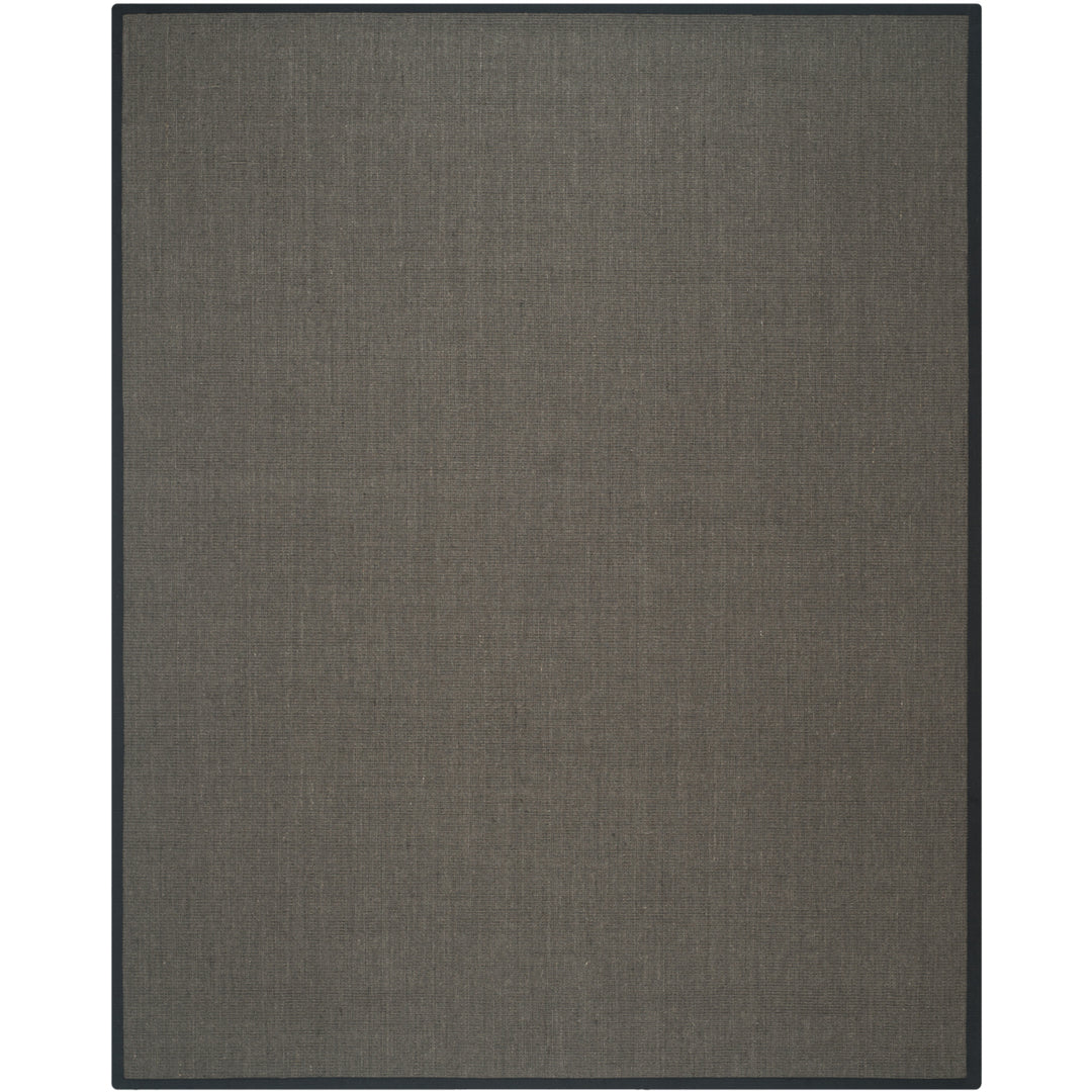 SAFAVIEH Natural Fiber NF441D Charcoal /Charcoal Rug Image 1