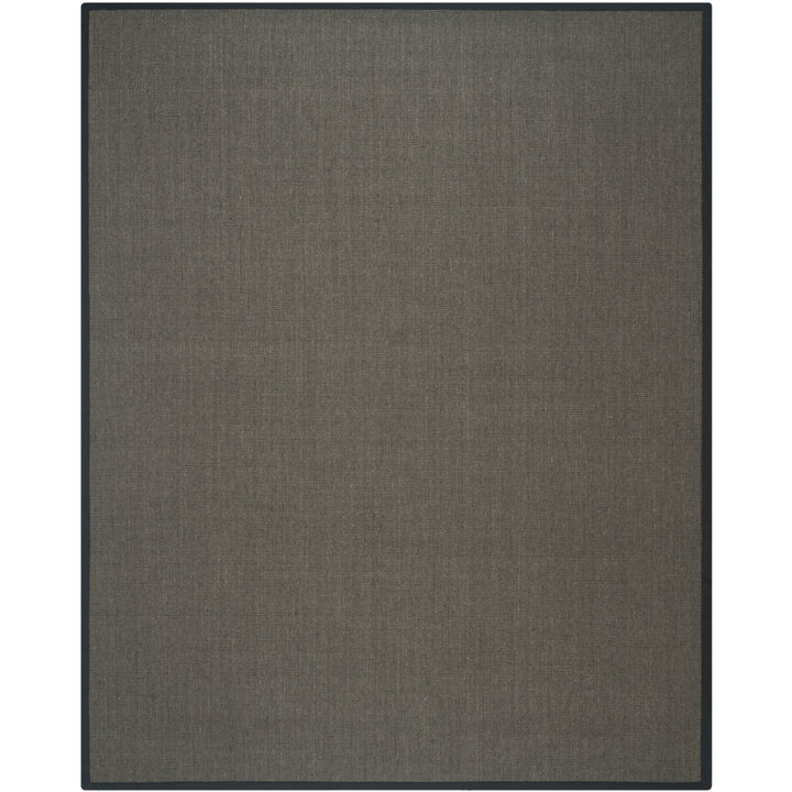 SAFAVIEH Natural Fiber NF441D Charcoal /Charcoal Rug Image 1