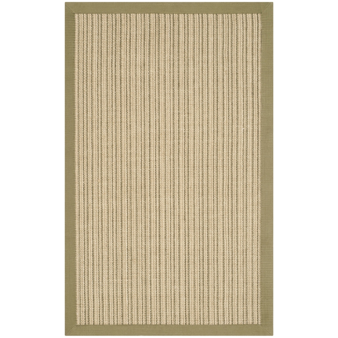 SAFAVIEH Natural Fiber Collection NF442A Green/Green Rug Image 5