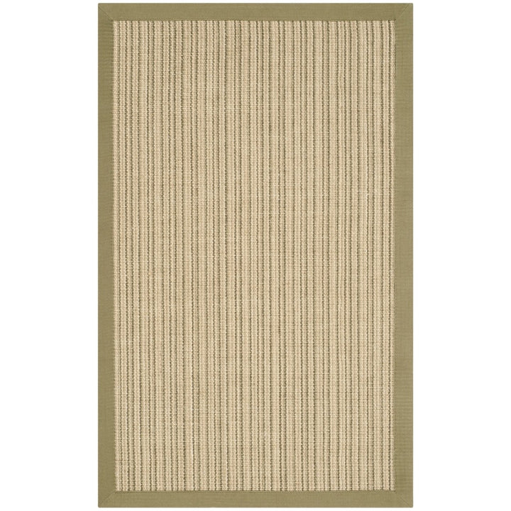 SAFAVIEH Natural Fiber Collection NF442A Green/Green Rug Image 1