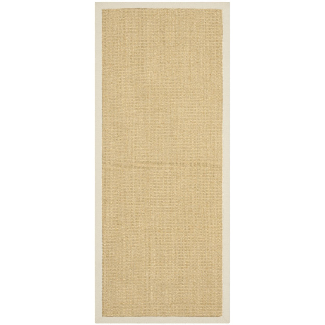 SAFAVIEH Natural Fiber Collection NF441K Maize/Wheat Rug Image 3