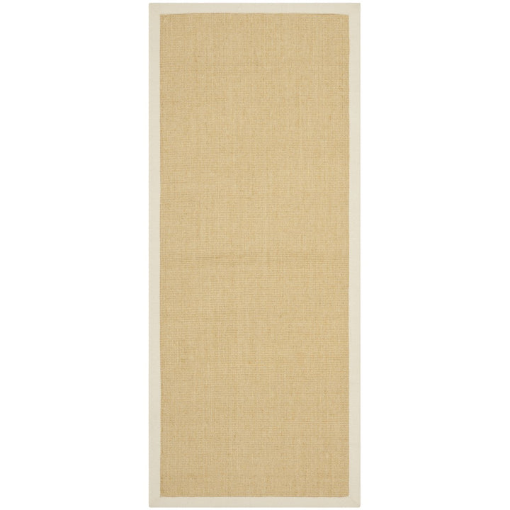 SAFAVIEH Natural Fiber Collection NF441K Maize/Wheat Rug Image 1