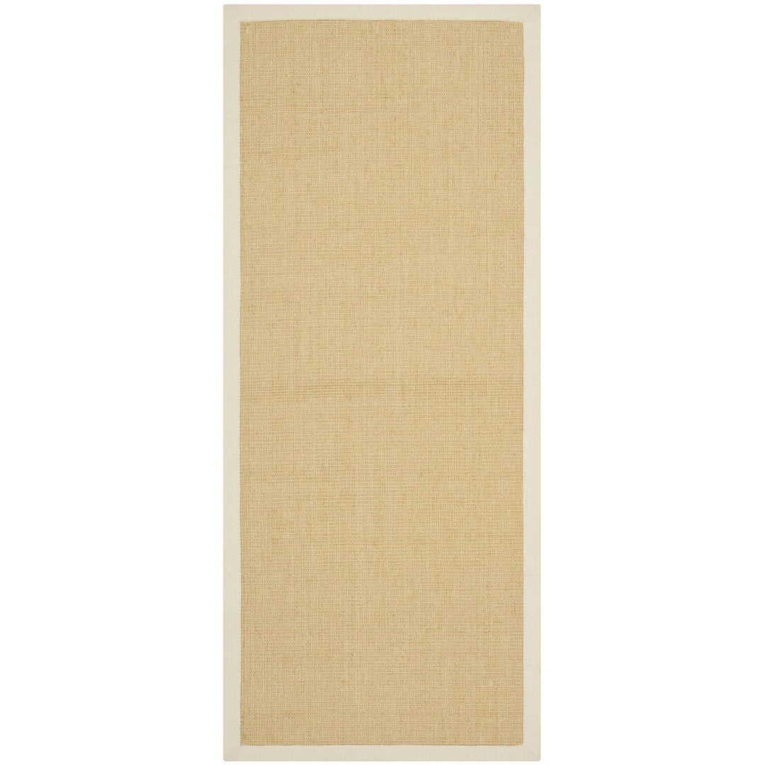 SAFAVIEH Natural Fiber Collection NF441K Maize/Wheat Rug Image 1