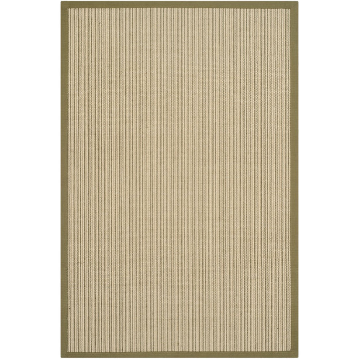 SAFAVIEH Natural Fiber Collection NF442A Green/Green Rug Image 1