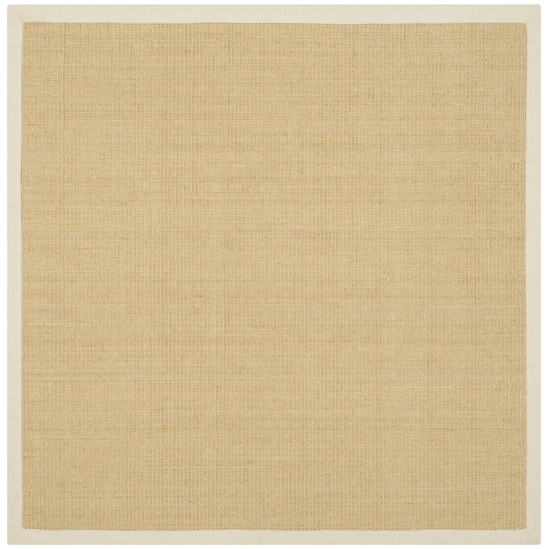 SAFAVIEH Natural Fiber Collection NF441K Maize/Wheat Rug Image 1