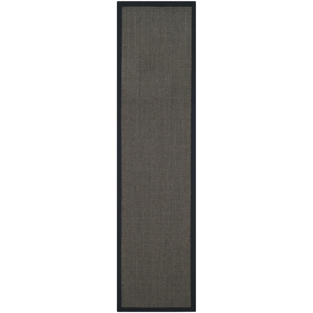 SAFAVIEH Natural Fiber NF441D Charcoal /Charcoal Rug Image 3