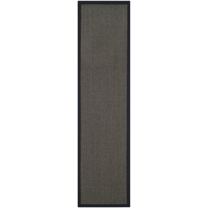 SAFAVIEH Natural Fiber NF441D Charcoal /Charcoal Rug Image 3