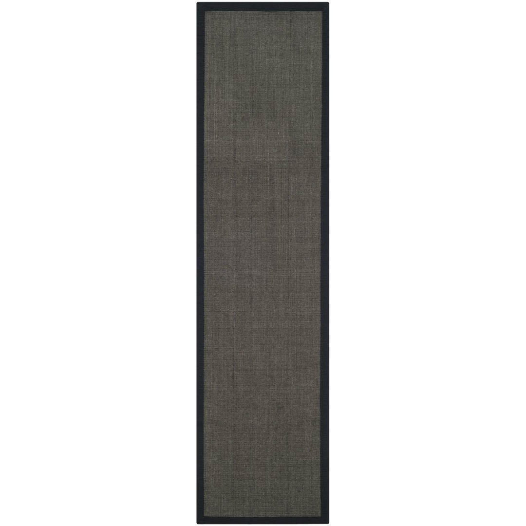 SAFAVIEH Natural Fiber NF441D Charcoal /Charcoal Rug Image 1