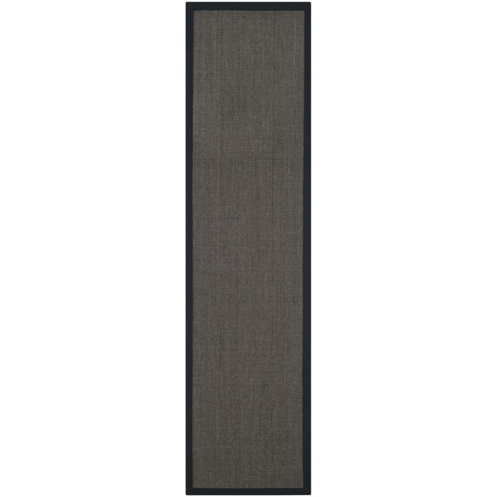 SAFAVIEH Natural Fiber NF441D Charcoal /Charcoal Rug Image 1