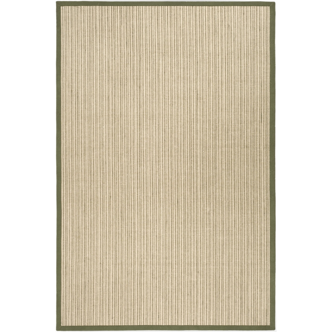 SAFAVIEH Natural Fiber Collection NF442A Green/Green Rug Image 1