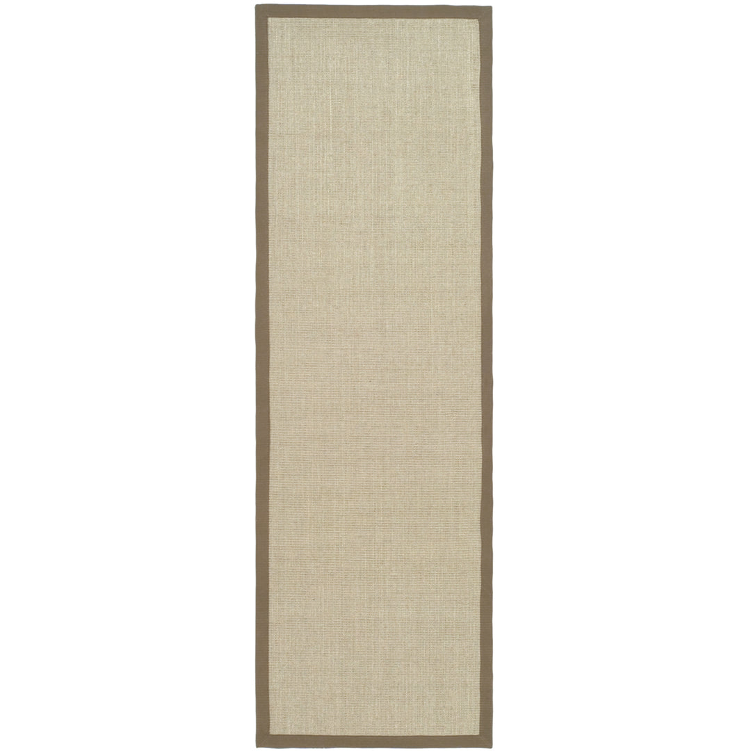 SAFAVIEH Natural Fiber NF441F Taupe /Light Brown Rug Image 7