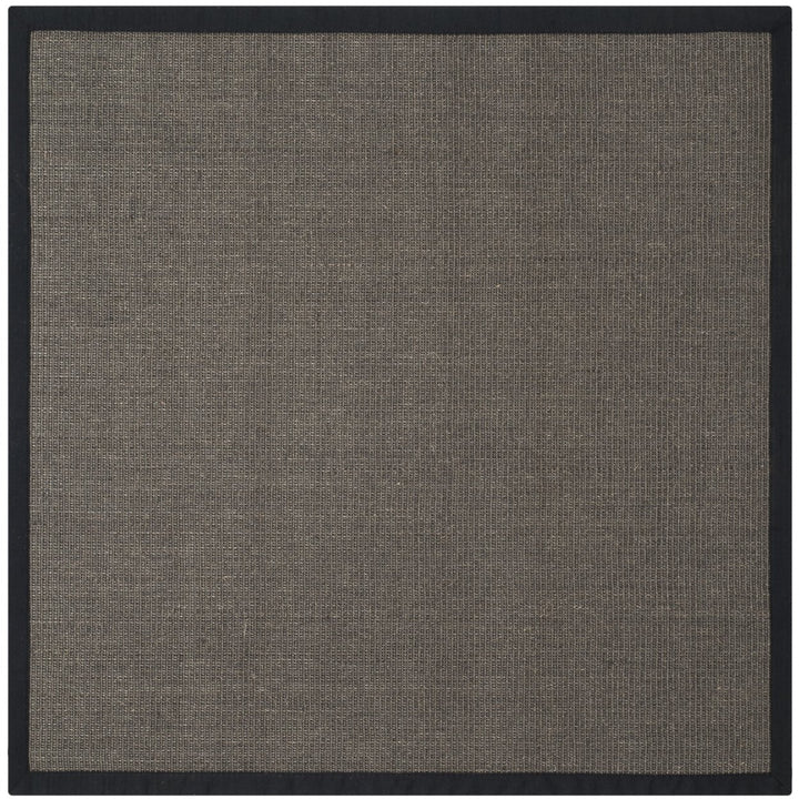 SAFAVIEH Natural Fiber NF441D Charcoal /Charcoal Rug Image 1